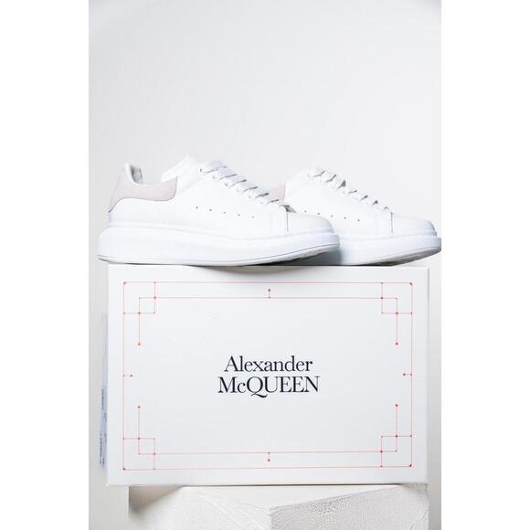 Alexander McQueen White and Cream Chunky Sneaker - Picture 7 of 7